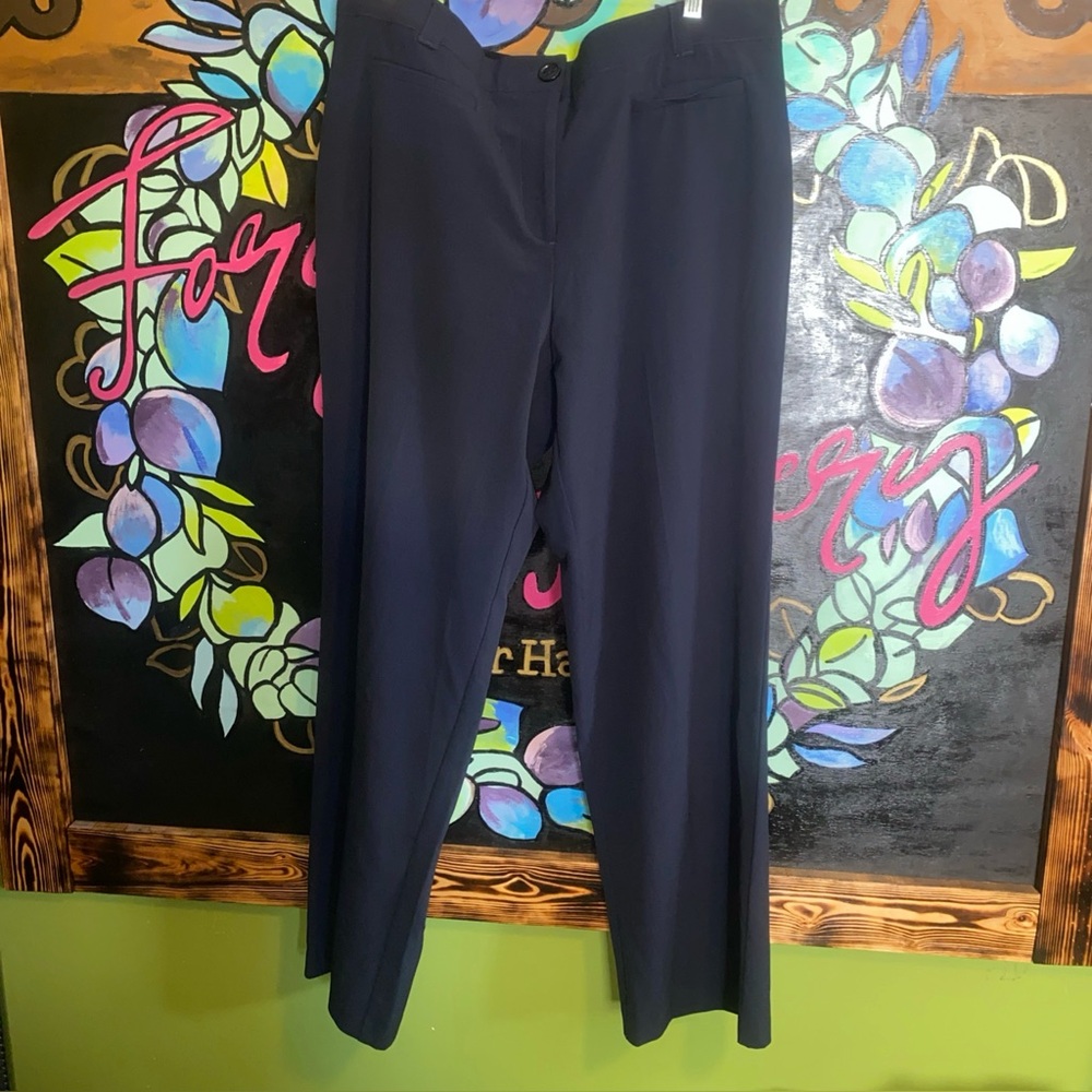 Counterparts Womens Black Dress Trouser Pants Size 18